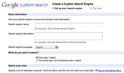 google custom search